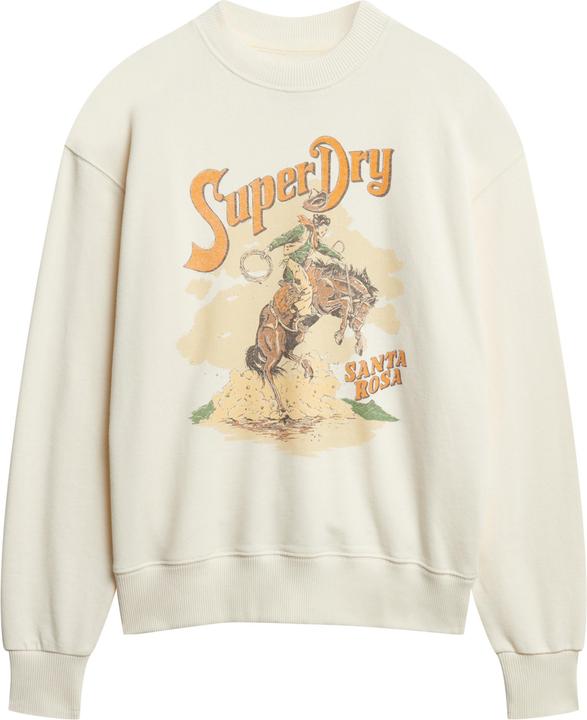 Image du produit Superdry Sweat ras du cou ample à motif Souvenir (M)