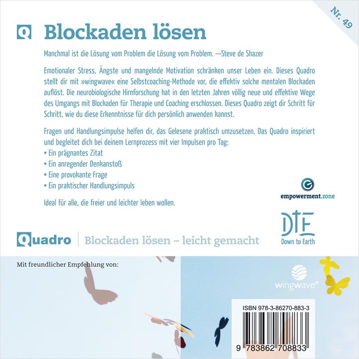 Produktbild Blockaden lösen (Deutsch, Christoph Schalk, Kerstin Hack, 2015)