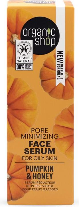 Actual product image Organic Shop Pore-minimising facial serum for oily skin, pumpkin and honey, 30 ml (30 ml)