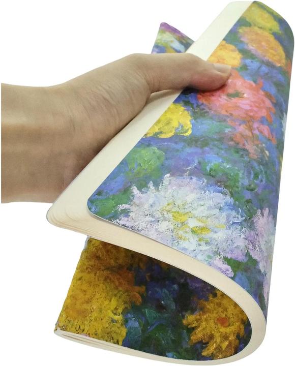 Image du produit Paperblanks Cahier de notes Chrysanthèmes A4, ligné, multicolore (A4, À rayures, Couverture souple)