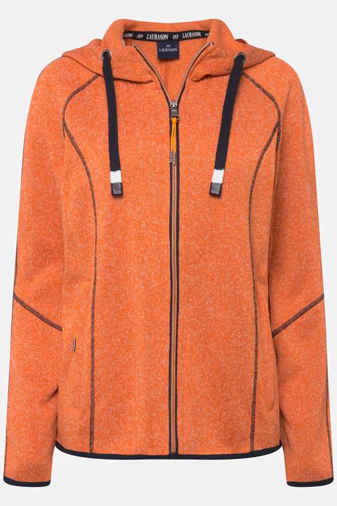 Produktbild Laurasøn Strickfleece-Jacke, Kapuze, Zipper, Langarm, OEKO-TEX (L)