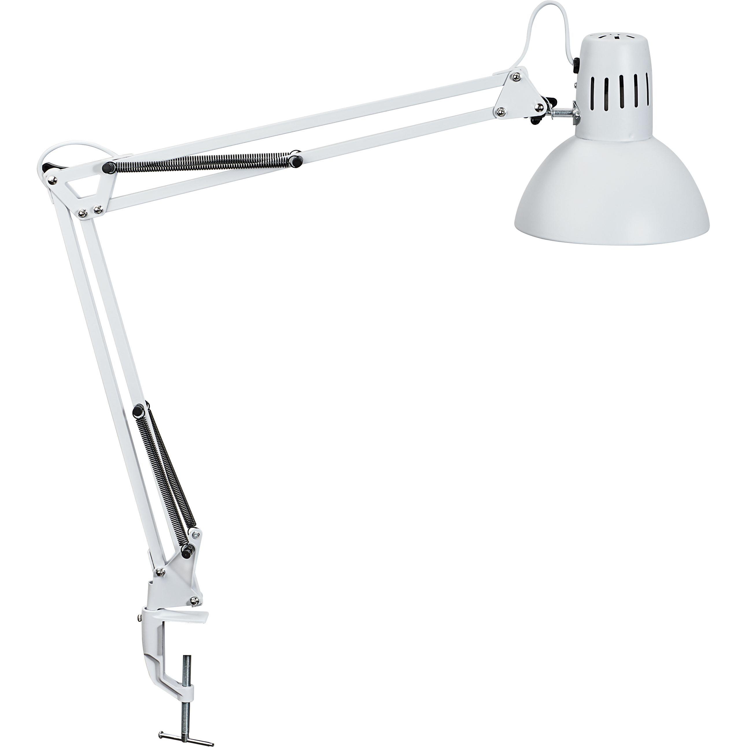 Maul, Trennwand, LED-Tischleuchte MAULstudy Klemme inkl. Leuchtmittel E27 - weiss