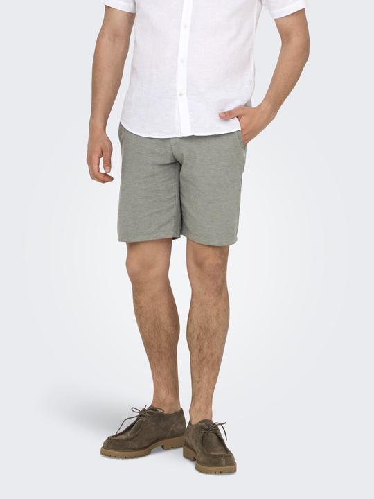 Produktbild Only & Sons Onsmark 0011 Cotton Linen Shorts Noos (XS)