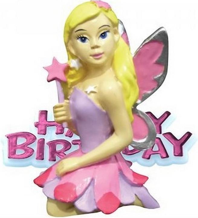 Produktbild Creative Party Happy Birthday & Fee Tortenaufsatz