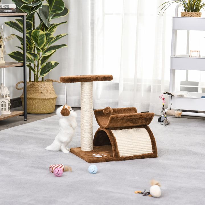 Image du produit Jamb Arbre à chat (43 cm, Blanc, Marron)