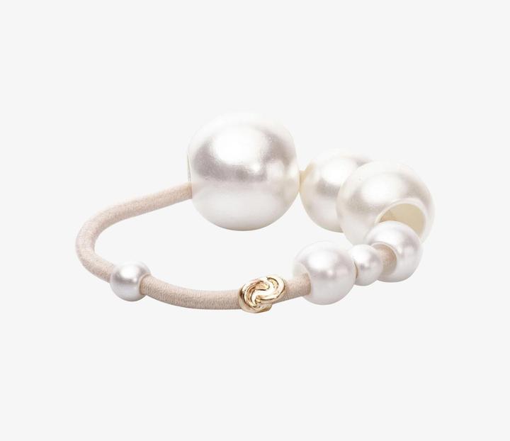Immagine prodotto Corinne Mondo - Cravatta per capelli Big Pearls Vintage (Elastico per capelli)