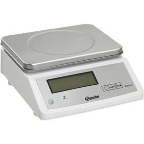 Bartscher Elektronische Küchenwaage (A300117), Küchenwaage, Grau, Silber, Weiss