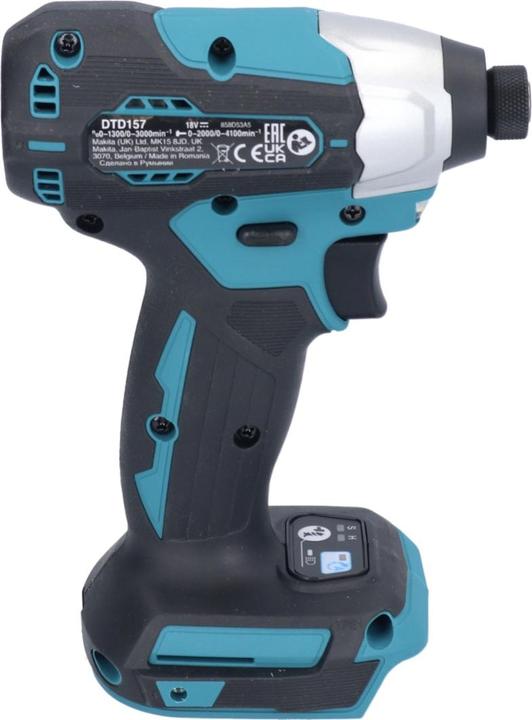 Produktbild Makita DTD 157 RM1 Akku Schlagschrauber 18 V 140 Nm 1/4" Brushless + 1x Akku 4,0 Ah + Ladegerät