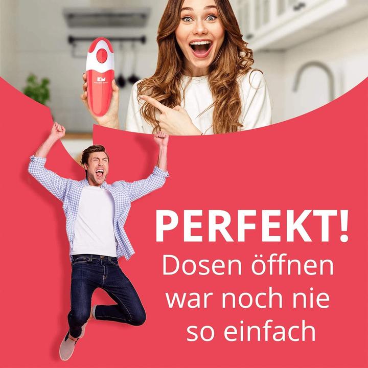 Actual product image Kitchen Mama Elektrischer Auto-Dosenöffner