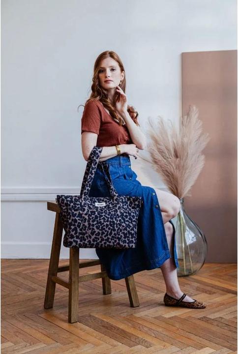 Actual product image Beaba Wickeltasche Madrid Leopard