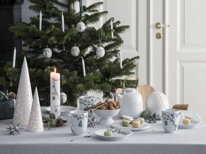 Actual product image Kähler Hammershoi Jul Christmas Plate (1 x, 19 cm)