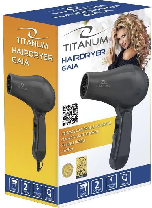 Immagine prodotto Titanum TBH003K Asciugacapelli nero 750 W (750 W)