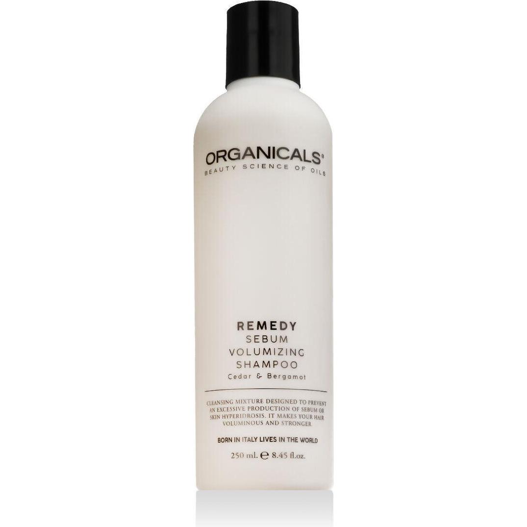 Organicals, Shampoo, - REMEDY Sebum Volumizing Shampoo Cedar & Bergamot - Volumizing Shampoo for Slumped. Easy (Shampoo liquido, 250 ml)