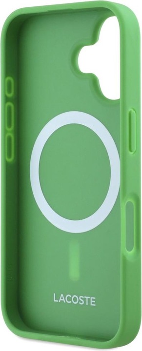 Produktbild Lacoste Etui Iconic Petit Pique Crossbody Cord MagSafe do iPhone 16 Plus zielony