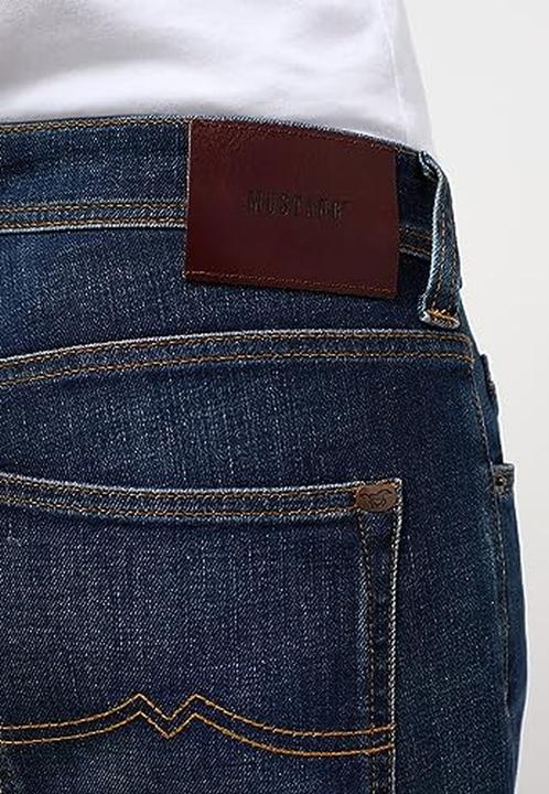 Image du produit Mustang Oregon tapered crinkle dark rinse (W30/L32)
