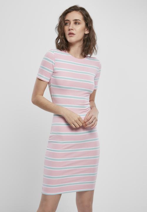 Image du produit Urban Classics Ladies Stretch Stripe Dress (XS)