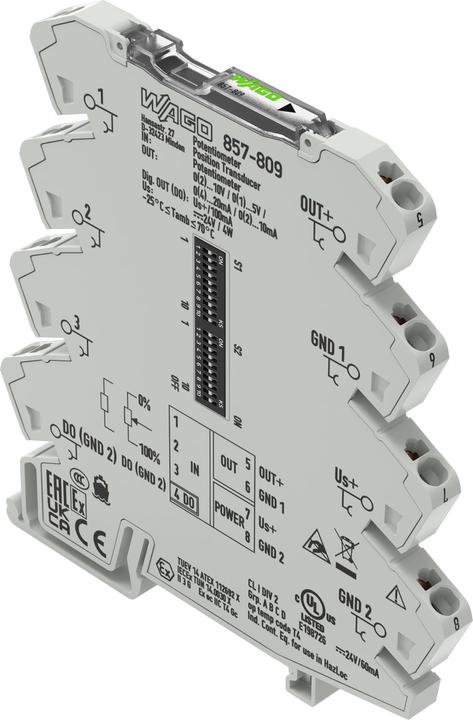 Image du produit Wago Transmetteur de position de potentiomètre