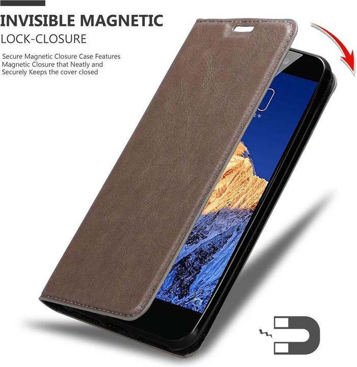 Actual product image Cadorabo Book Invisible Magnet Cover (ZTE Nubia N1)
