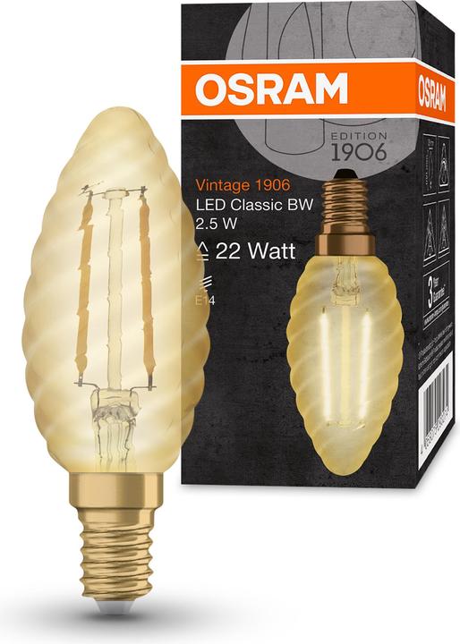 Immagine prodotto Osram Annata 1906 (E14, 2.50 W, 220 lm, 1 x, F)