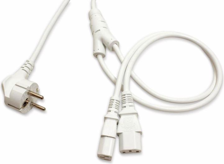 Actual product image Roline Y-mains connection cable, 2.0 m (2 m, C13)