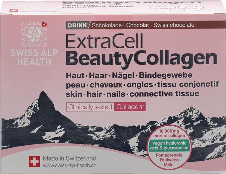 Actual product image Swiss Alp Health ExtraCell BeautyCollages (20 Piece, Powder, Beutel, 360 g)