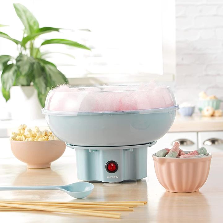 Image du produit Petra Machines à barbe à papa avec mesureur et 50 bâtonnets en bois