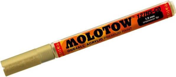 Image du produit Molotow MARQUEUR ACRYLIQUE 1.5mm OR METAL (Or Métallique, 1.50 mm, 1 x)