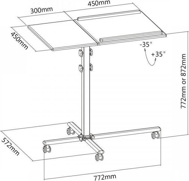 Produktbild Sbox Projector Floor Stand PFS-2 (Standfuss)