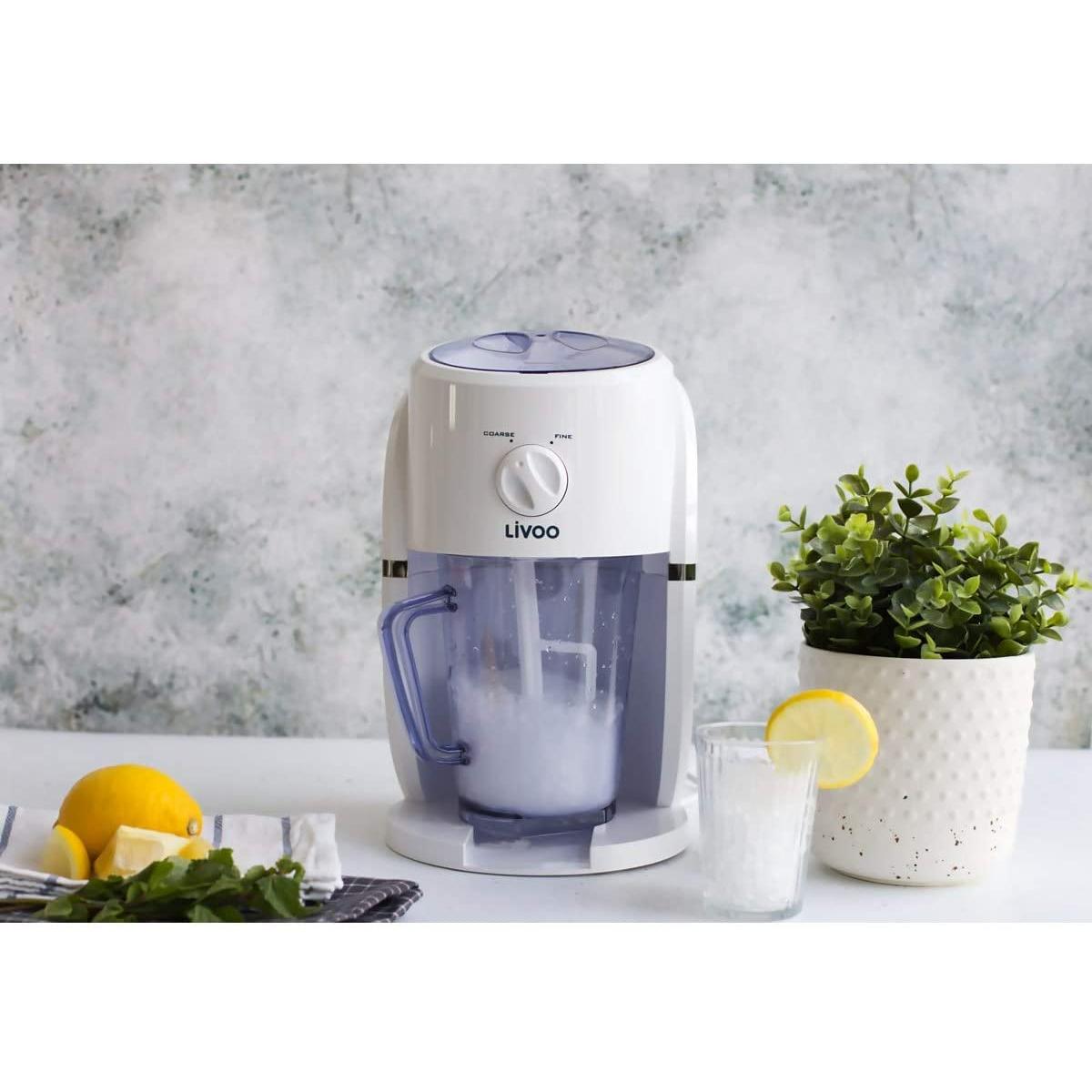 Thumbnail - Livoo 2-in-1 Slush- und Crushed-Ice-Maschine, Eisherstellung, Weiss