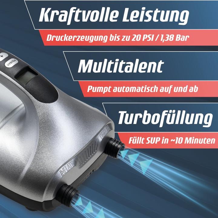 Immagine prodotto Fitleap SUP Pumpe, 2-in-1 Inflation & Deflation
