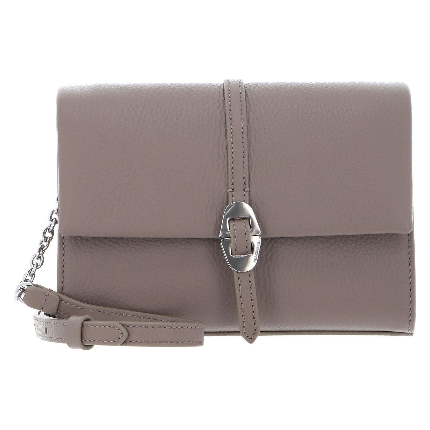 Coccinelle, Damen, Handtasche, Dorian Mini Bag Grained Leather, Braun