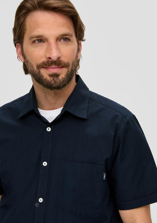 Immagine prodotto s.Oliver Hemd Baumwollhemd mit Musterstruktur (S)