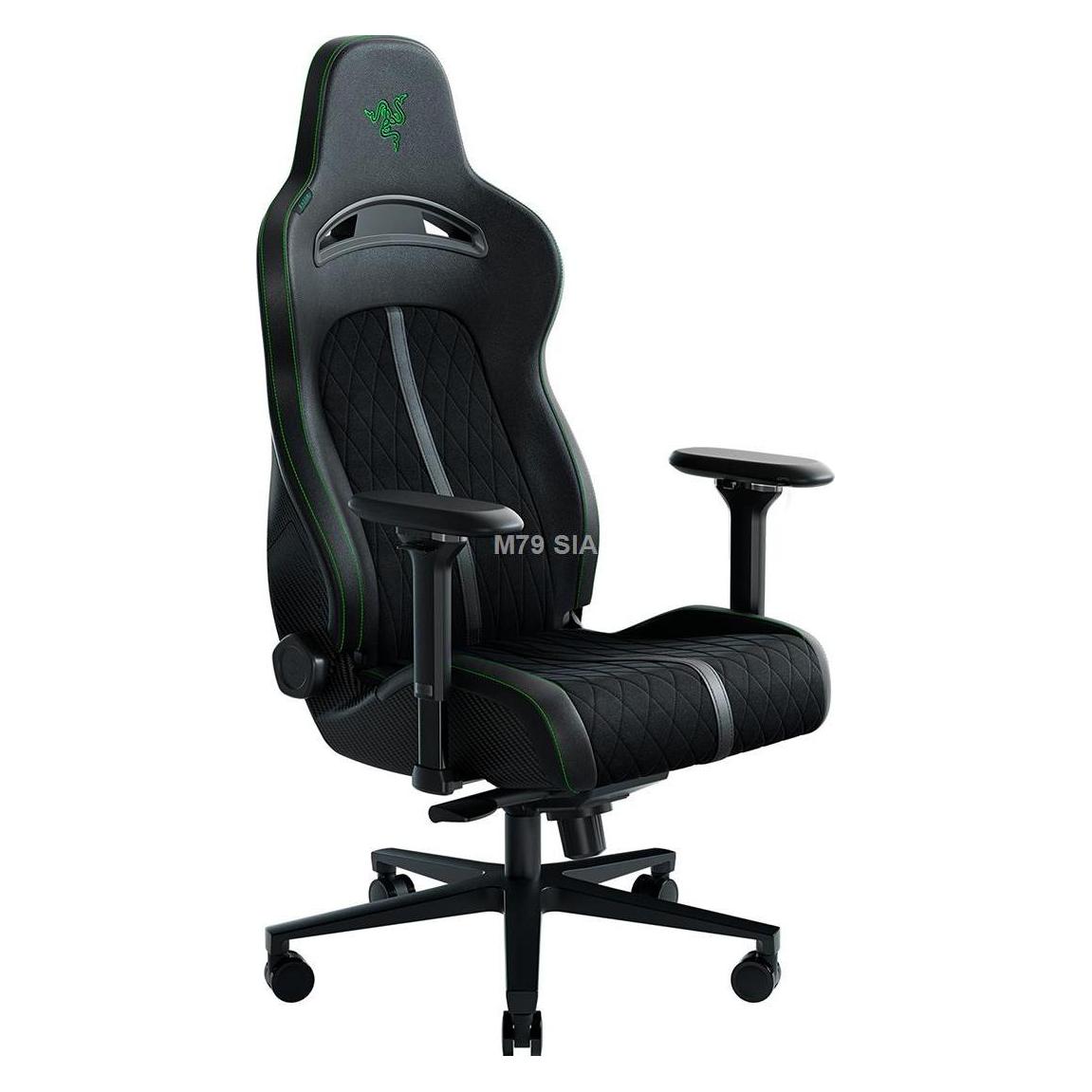 Razer Enki Pro, Gaming Stuhl, Schwarz, Grün