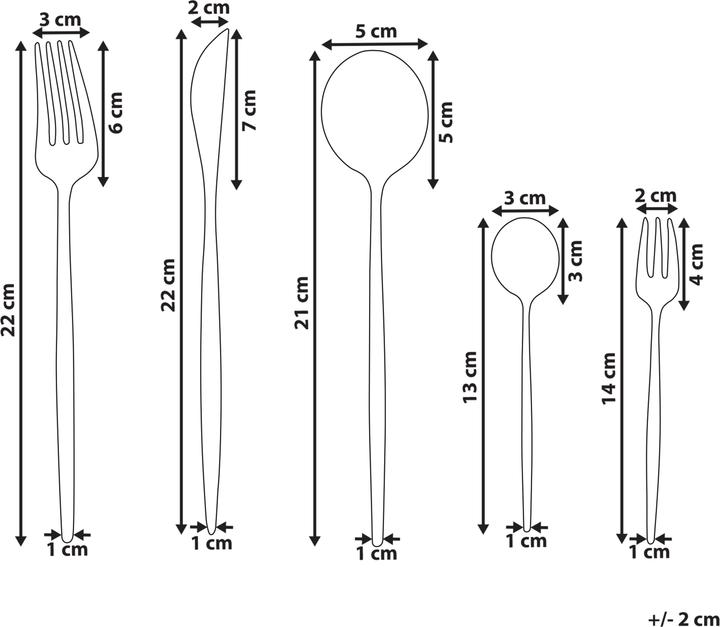 Image du produit Beliani Rigatoni (30 pcs, Set de couverts)
