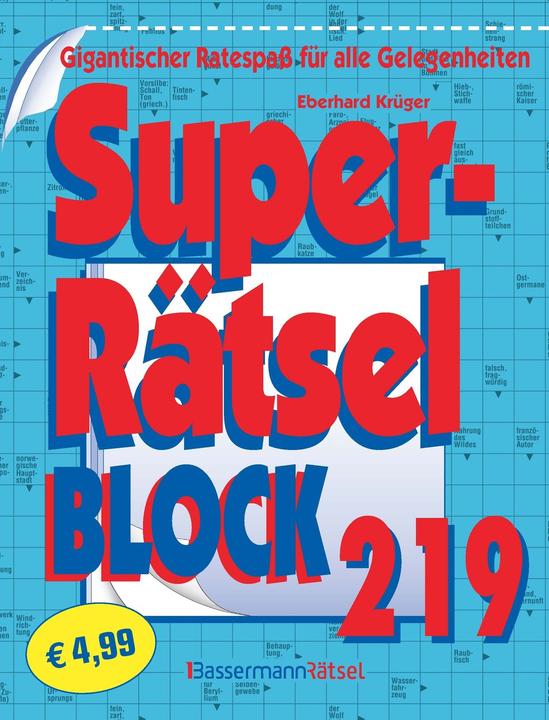 Superrätselblock 219 (Deutsch)