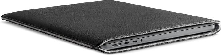Image du produit Woolnut Leather Sleeve -suojatasku 14" MacBook Pro, musta (14", Apple)
