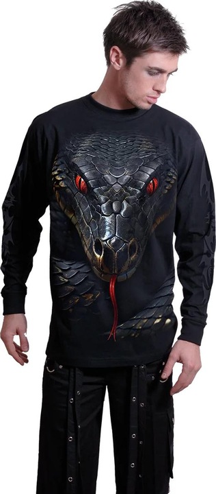 Actual product image Spiral Unisex Adult Basilisk Long-Sleeved T-Shirt (XXL)