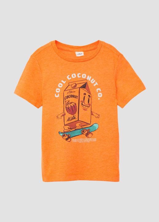Produktbild S.Oliver T-Shirt T-Shirt aus Baumwolle mit Frontprint (128, 134)