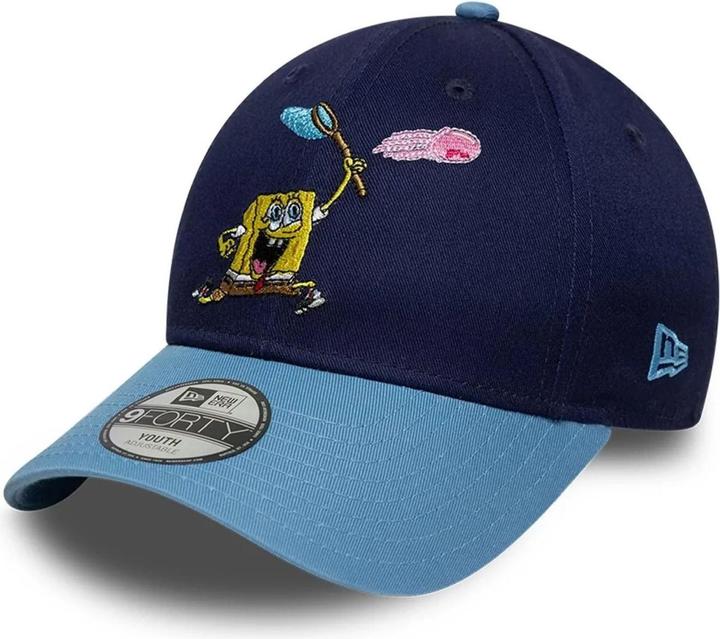 Produktbild New Era 9Forty Strapback Kinder Cap - SpongeBob navy - Child
