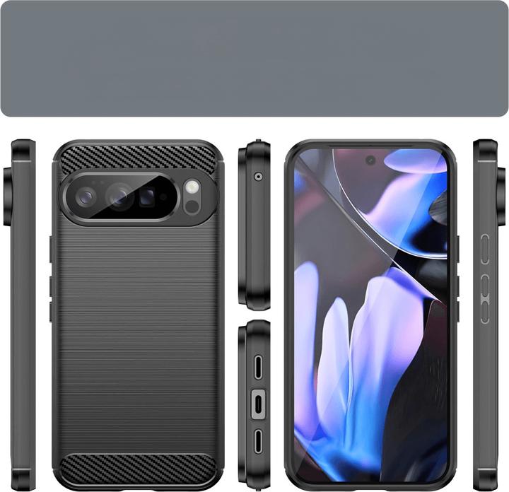Image du produit Cover-Discount Google Pixel 10 Pro XL - Metall Carbon Look Hülle (Google Pixel 10 Pro XL)