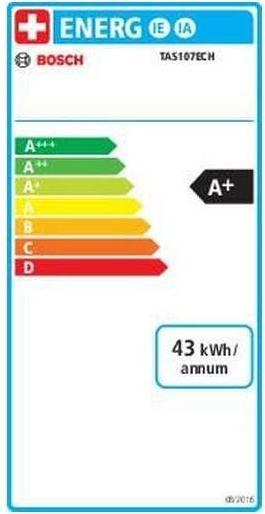 Energie-Label Bosch Hausgeräte TASSIMO Happy Friendly (Tassimo)