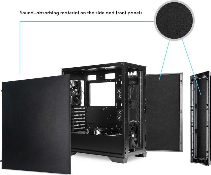 Produktbild Chieftec APEX Q GA-01B-Q-OP ATX (E-ATX, mATX, ATX, Mini-ITX)