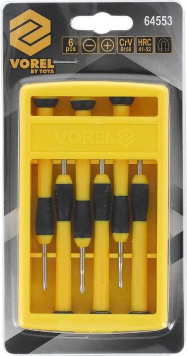 Actual product image Toya CrV Watch Screwdriver Set 6 pieces