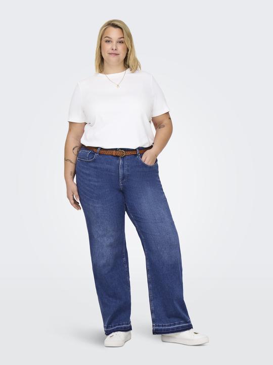 Produktbild Only CAREMMY Hohe Taille Weiter Beinschnitt Jeans Jeans mit weitem Bein (52)
