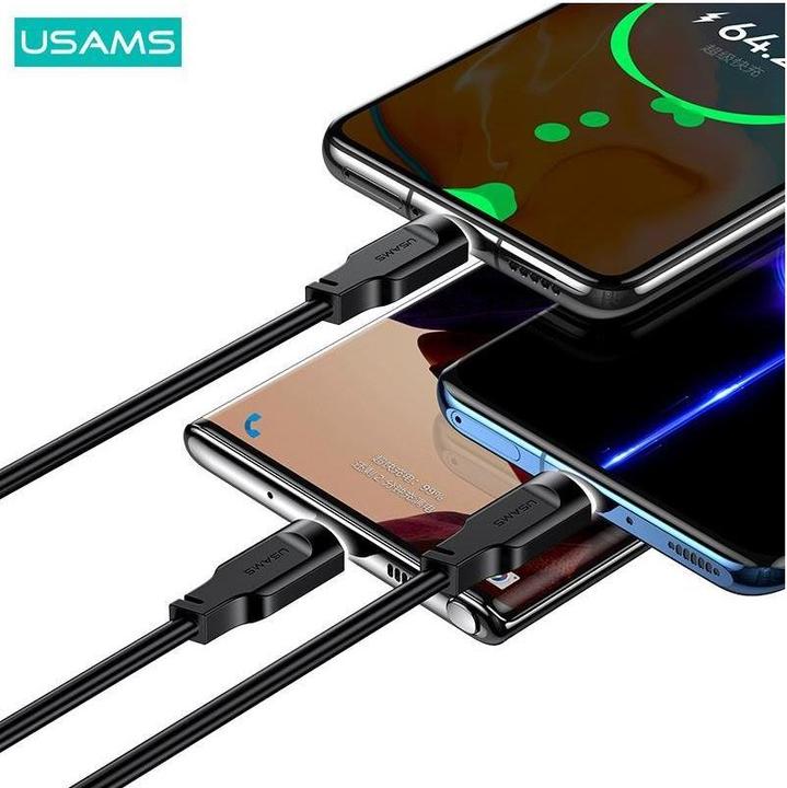 Actual product image Usams Charging Cable Type-C to Type-C - Black (1.20 m, USB 3.2 Gen 1)