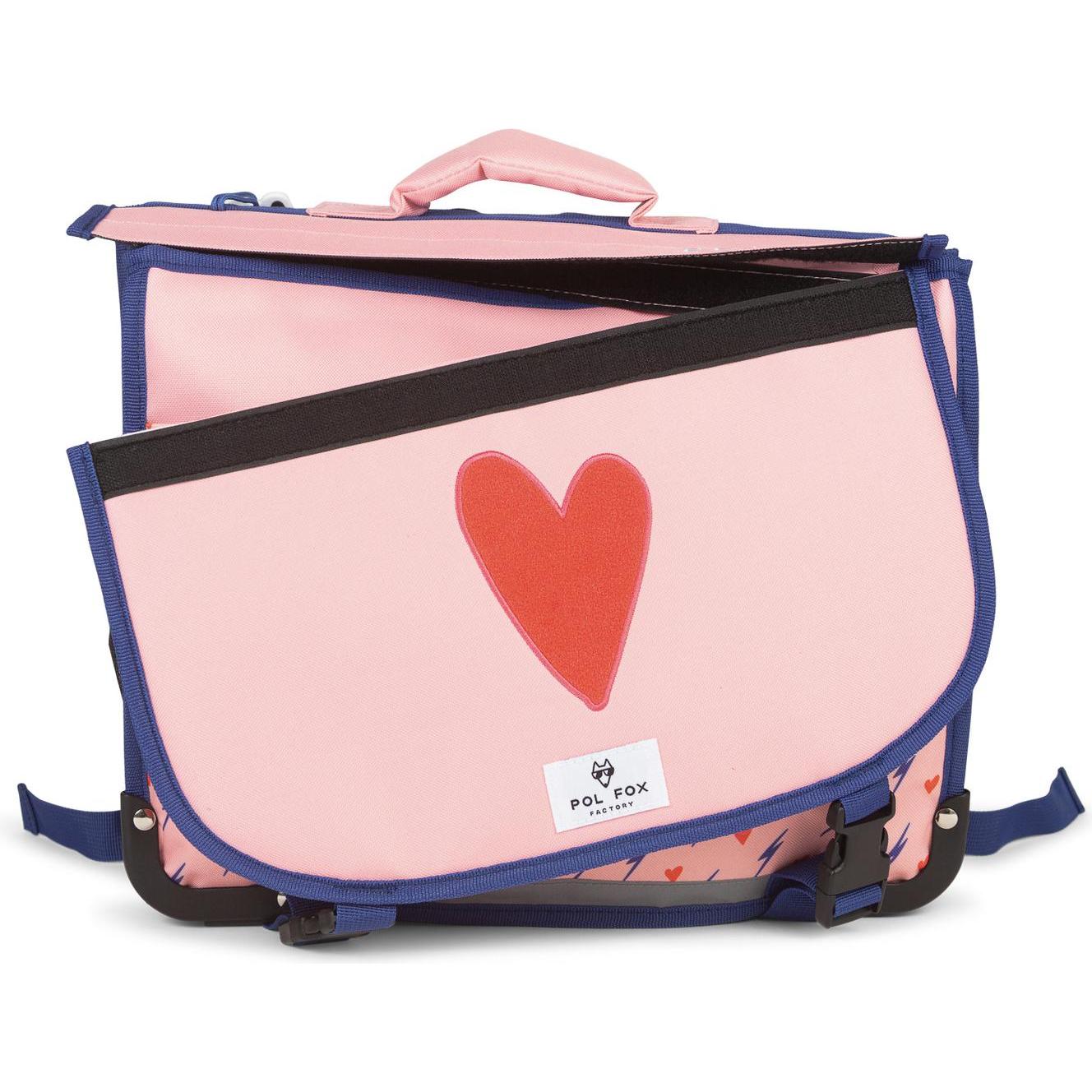 Thumbnail - Pol Fox, Kindergartentasche, schulranzen kind heart, Pink
