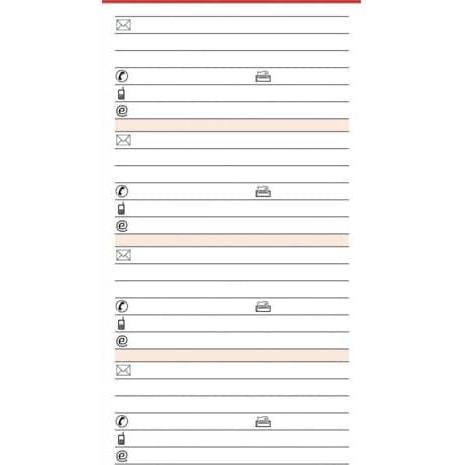 Thumbnail - BSB-Obpacher, Kalender, Adresseinlagen für Timer ca. A5, 50 Blatt (A5)