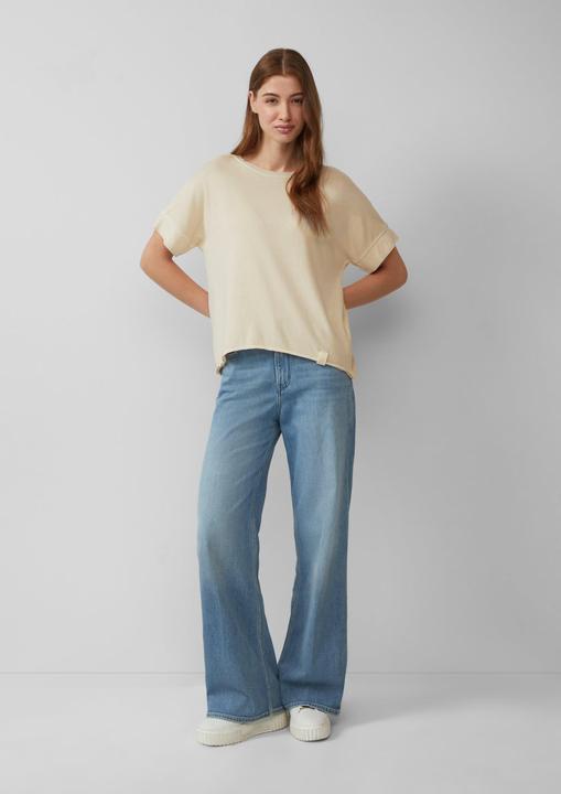 Produktbild S.Oliver T-Shirt Gewaschenes T-Shirt mit Ziernähten im Relaxed Fit (36)
