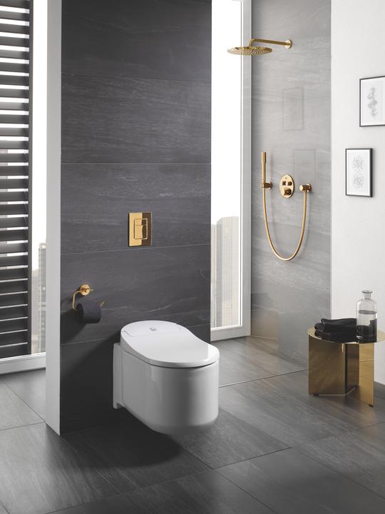 Actual product image Grohe Overhead shower set Rainshower Cosmopolitan 310 26066GL0 31 cm incl. shower arm 38 cm cool (9 l/min)