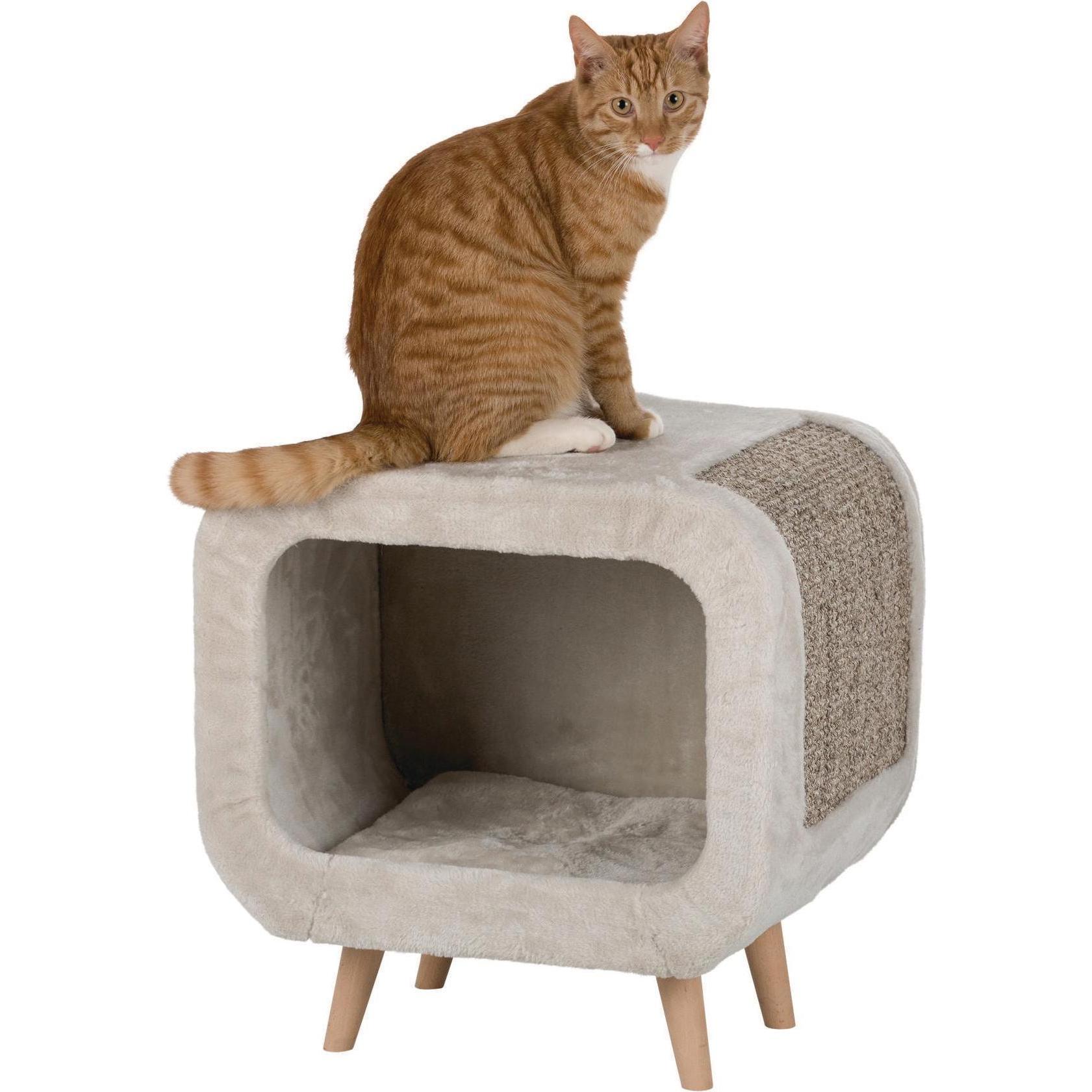 Thumbnail - Trixie Alicia (67 cm, Lichtgrau, Grau melange), Katzenbaum